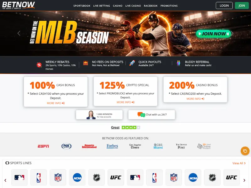 betnow sportsbook home