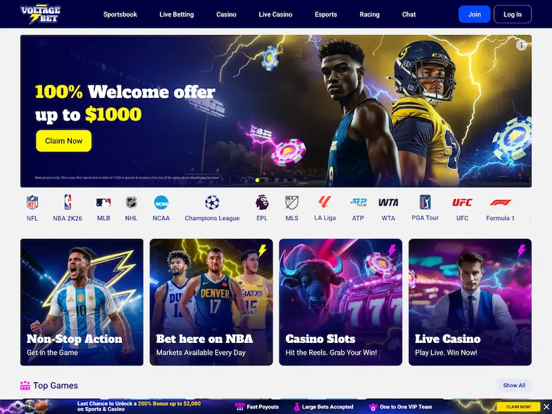 voltage bet sports betting